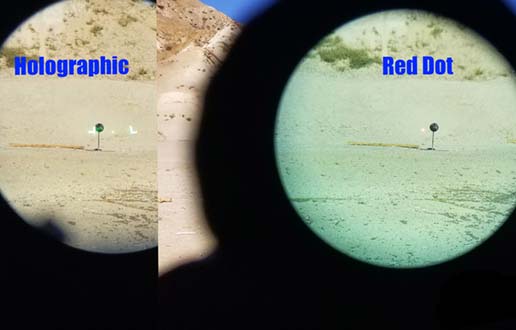 40RD Reflexvisier Roter und grüner Holographischer Sichtbereich Punktsucher 